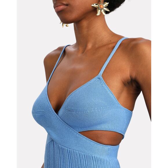 NWT ANNA QUAN Sabrina Cut-Out Rib Knit Midi Dress Size US/8 - Picture 5 of 13